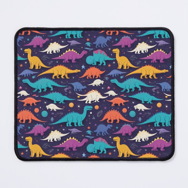 Item preview, Dinosaurs in Space Pattern | Quirky Cosmic Design for Nature and Sci-Fi Lovers designed and sold by asbno19.