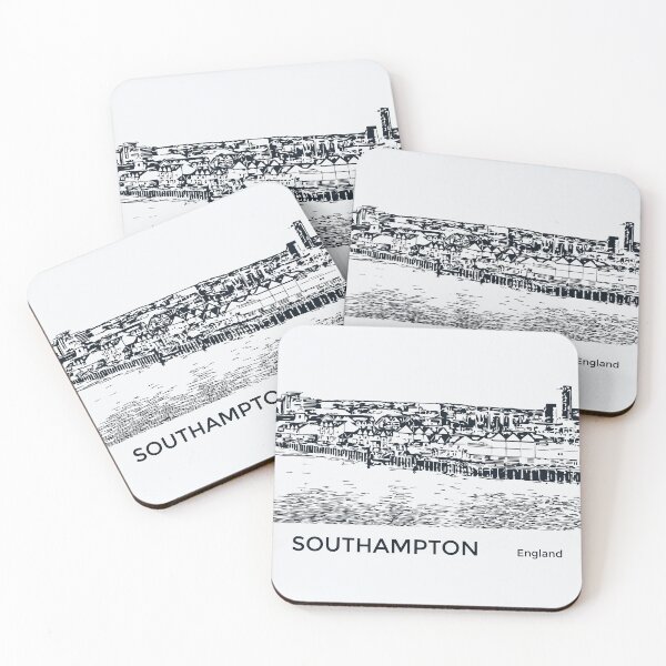 Artikelvorschau, Southampton, England entworfen und verkauft von Lakeric Cityscapes.