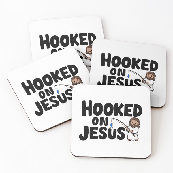 Item preview, Hooked On Jesus! Cute Funny Christian designed and sold by PMCreative.