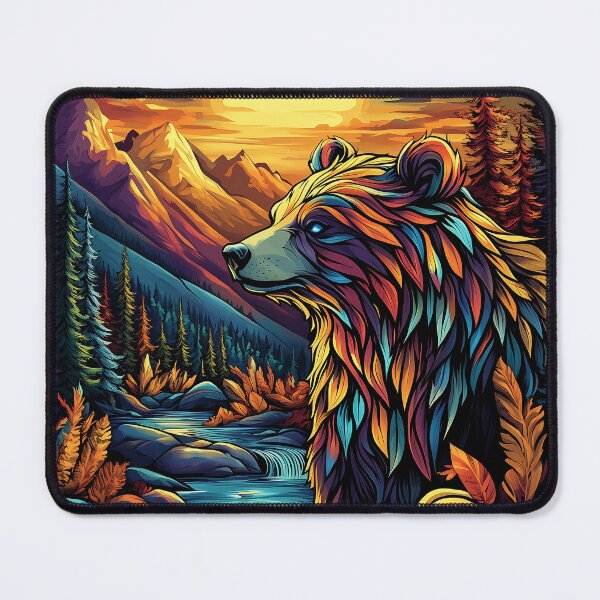 Item preview, Bear of the Neon Woods designed and sold by Konkam.