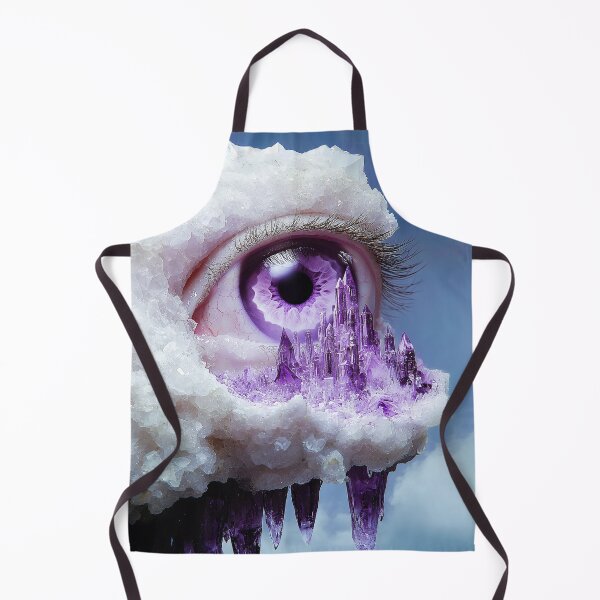 Item preview, "Hyper-Realistic Eye Art in Amethyst Palette" designed and sold by MacroArtHub.