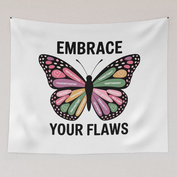 Item preview, Embrace Your Flaws designed and sold by TrippyOutfitter.