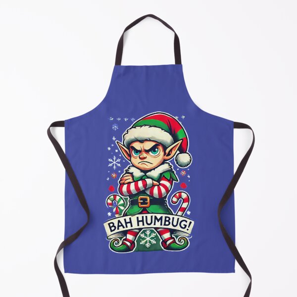 Item preview, Grumpy Elf: Bah Humbug Christmas Holiday Spirit designed and sold by leyfinder.