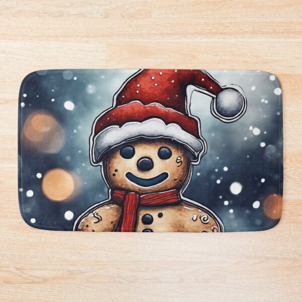 Item preview, Christmas and Holiday Gingerbread man - Watercolor & Ink 7 designed and sold by KBMediaArt.