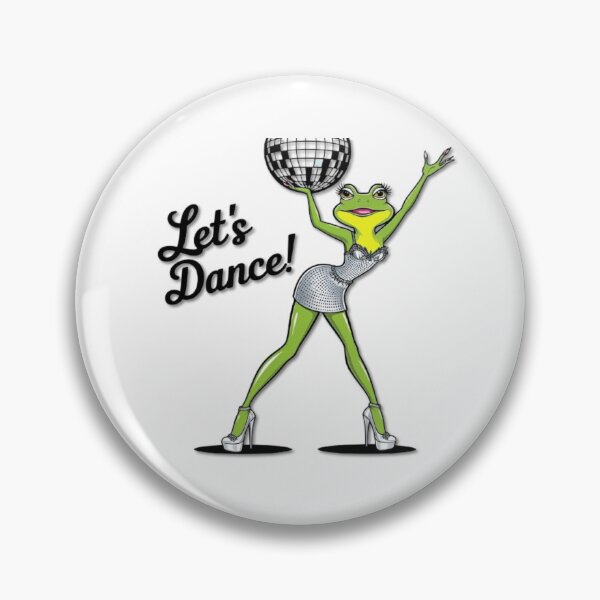 Item preview, Dancing Frog Sticker designed and sold by ArtQueen777.