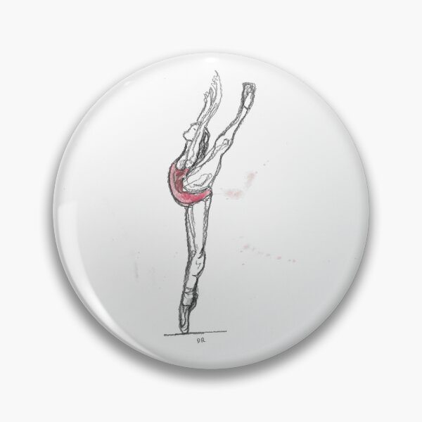 Item preview, Ballet dancer in continuous line. designed and sold by DebTheZeb.