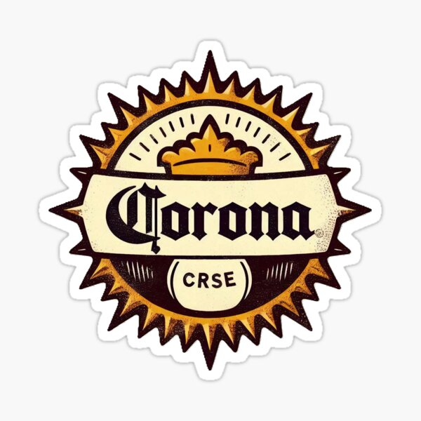 Item preview, Vintage Corona Logo Vector Art designed and sold by neildoch.
