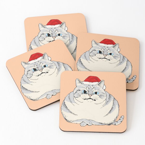 Item preview, Cranky Christmas Cat designed and sold by Krikk3.