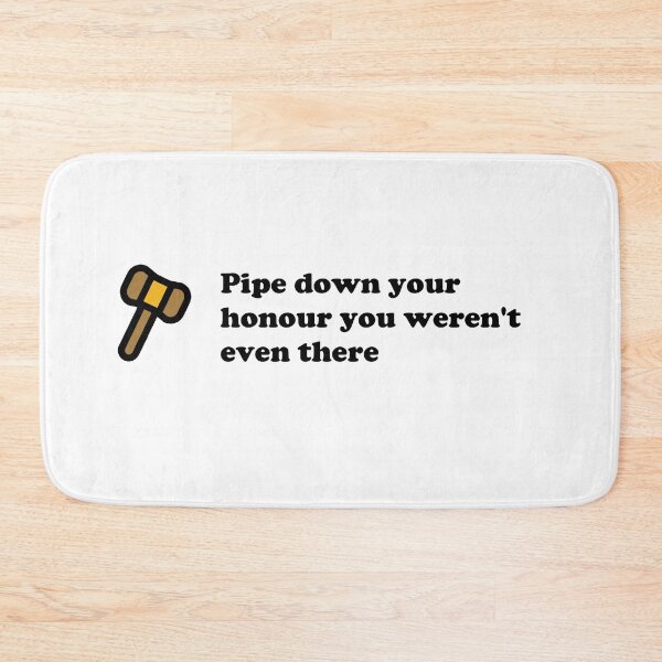 Item preview, Pipe down your honour  designed and sold by dogfish-art.