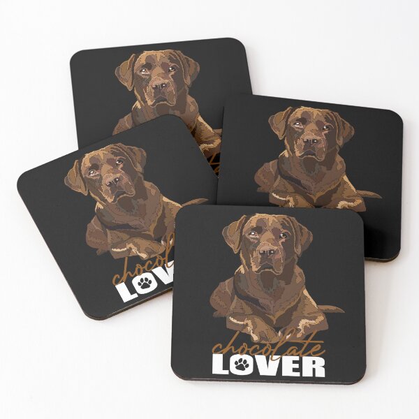 Item preview, Chocolate Labrador Lover designed and sold by Just-Arts-4U.