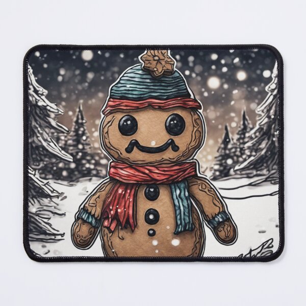 Item preview, Christmas and Holiday Gingerbread man - Watercolor & Ink 11 designed and sold by KBMediaArt.