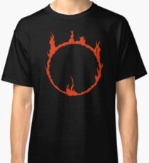 Dunkles Zeichen - rot Classic T-Shirt