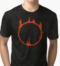 Dark Sign - Red Tri-blend T-Shirt