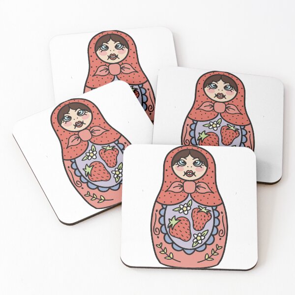Item preview, Strawberry Nesting Doll  designed and sold by sleepyheadedbb.
