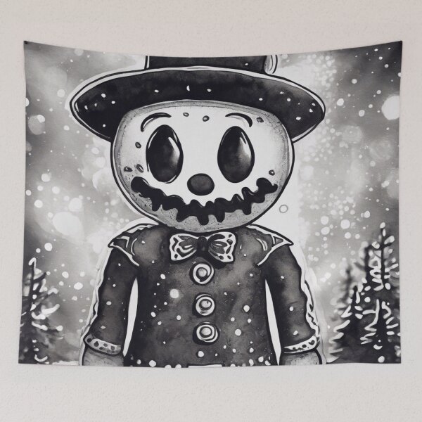 Item preview, Christmas and Holiday Gingerbread man - Watercolor & Ink 12 designed and sold by KBMediaArt.