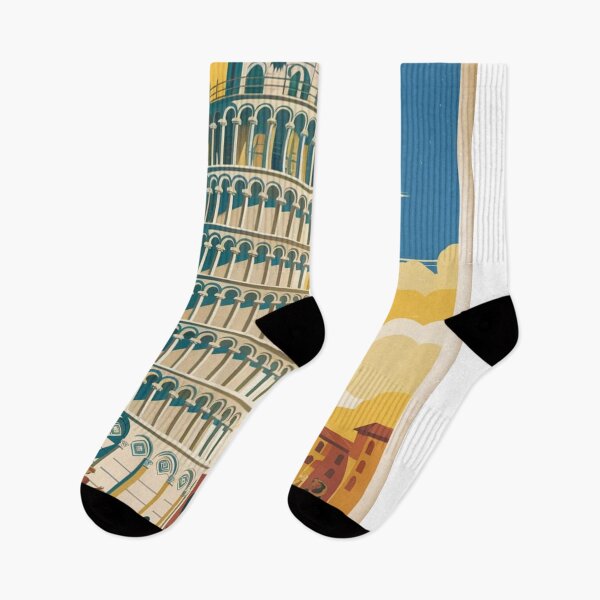 Item preview, Pisa Vintage Travel Poster designed and sold by TravelerRat.