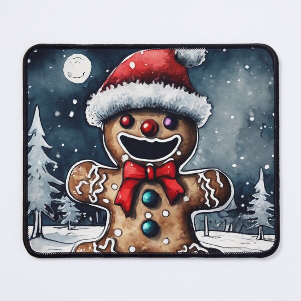 Item preview, Christmas and Holiday Gingerbread man - Watercolor & Ink 14 designed and sold by KBMediaArt.