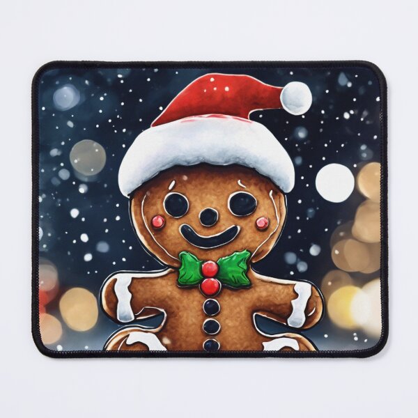 Item preview, Christmas and Holiday Gingerbread man - Watercolor & Ink 15 designed and sold by KBMediaArt.