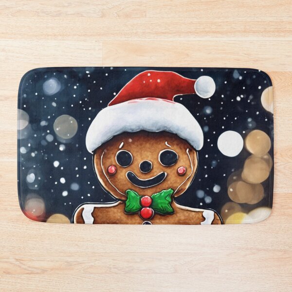 Item preview, Christmas and Holiday Gingerbread man - Watercolor & Ink 15 designed and sold by KBMediaArt.