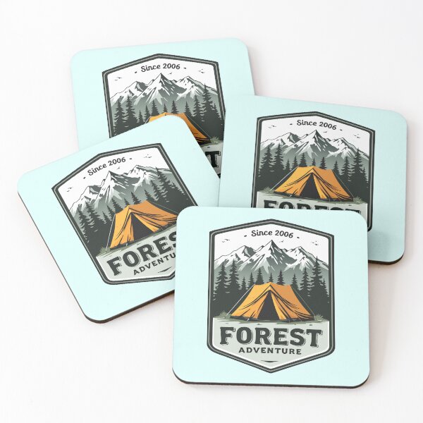 Item preview, Forest Adventure Since 2006 | Vintage Camping Hike Outdoor designed and sold by PurpleLoveStore.