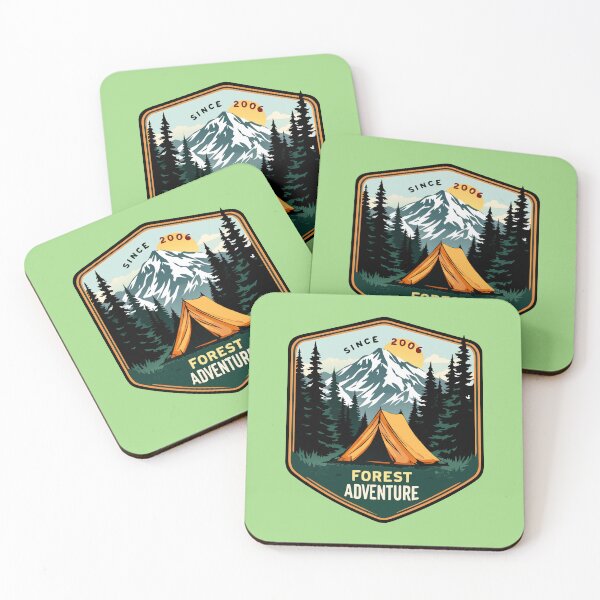 Item preview, Forest Adventure Since 2006 | Vintage Camping Hike Outdoor designed and sold by PurpleLoveStore.