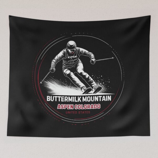 Artikelvorschau, Buttermilk Mountain - Colorado - Vereinigte Staaten entworfen und verkauft von GoodOldVintage.