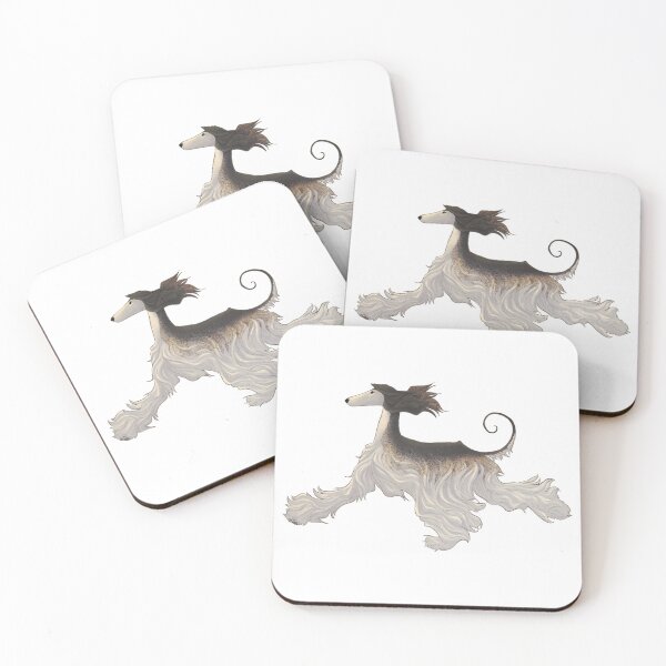Item preview, Domino Afghan Hound designed and sold by Spinyflowerart.