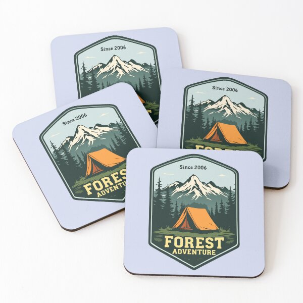 Item preview, Forest Adventure Since 2006 | Vintage Camping Hike Outdoor designed and sold by PurpleLoveStore.
