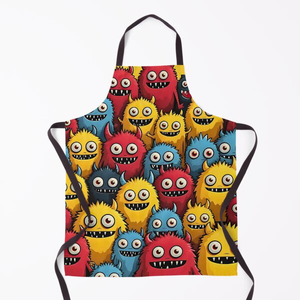 Item preview, Bunch of Little Cute Monsters cartoon kids poster designed and sold by BorgSpareParts.