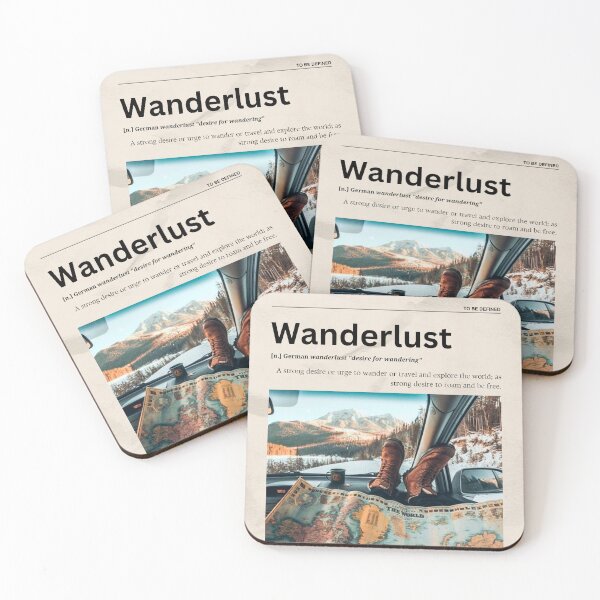 Item preview, Wanderlust | Word Definition designed and sold by ToBeDefined.