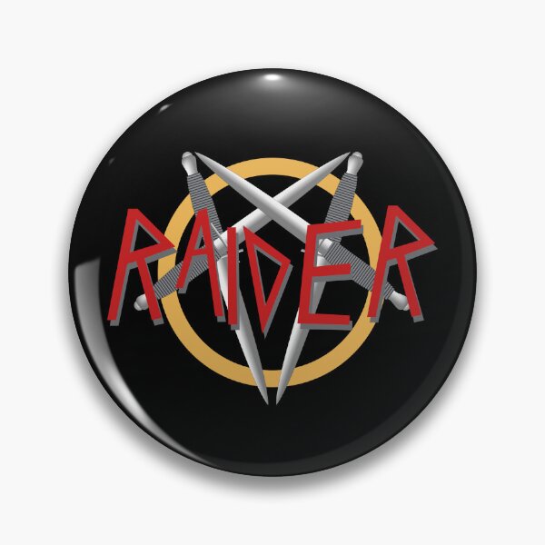 Item preview, Raider metal logo designed and sold by X-RayActual.