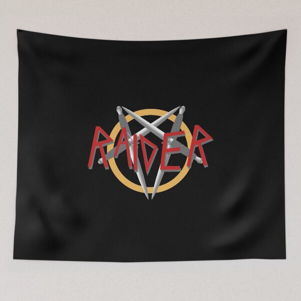 Item preview, Raider metal logo designed and sold by X-RayActual.