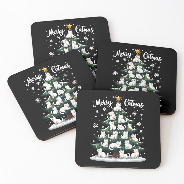 Item preview, meowy christmas  / merry catmas designed and sold by Krasnovaovaova.