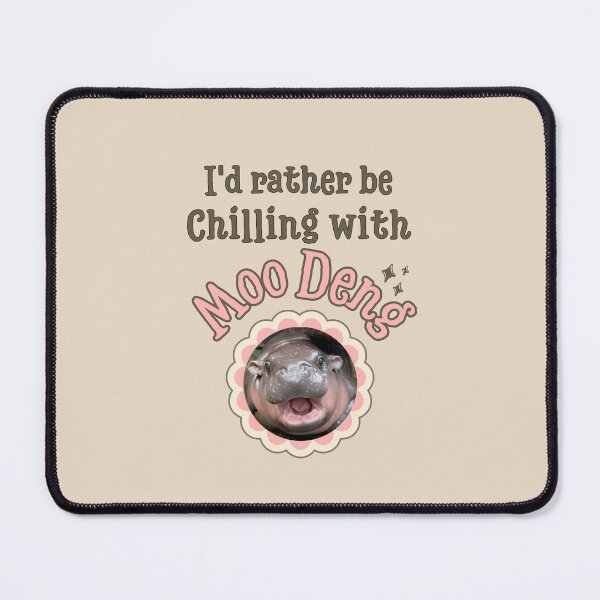 Item preview, Moo Deng chilling designed and sold by FatBirdie.