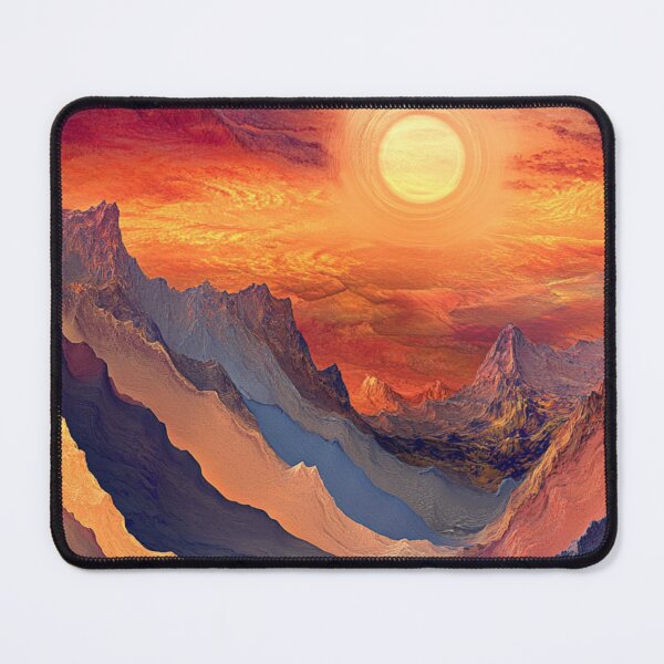 Item preview, Pastel Mountains Landscape designed and sold by NicolasGlowArt.