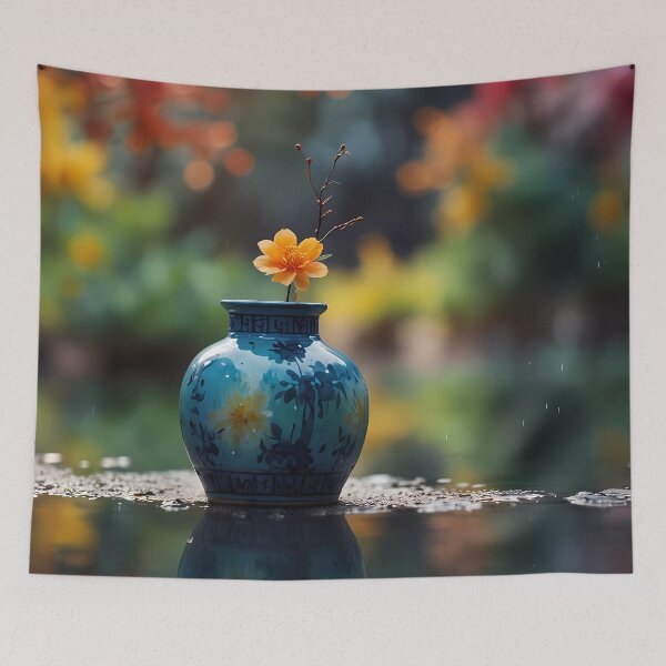 Item preview, Blooming Still Life in a Traditional Vase designed and sold by Vitalka-uk.