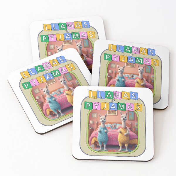 Item preview, LLAMAS IN PYJAMAS designed and sold by JFDITV.