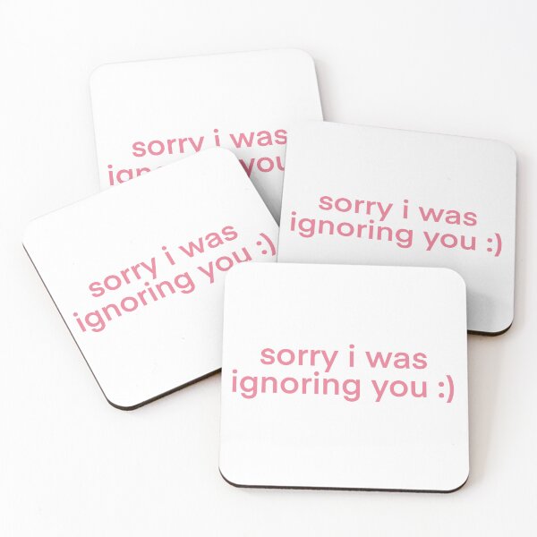 Item preview, Sorry I was ignoring you sticker  designed and sold by ChiaCreative.