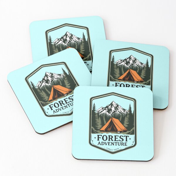 Item preview, Forest Adventure Since 2009 | Vintage Camping Hike Outdoor designed and sold by PurpleLoveStore.