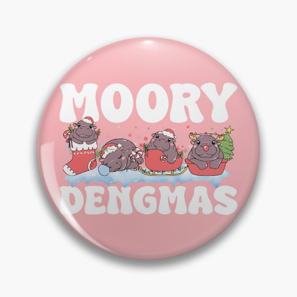 Item preview, Moory Dengmas Christmas Moo Deng designed and sold by kjanedesigns.