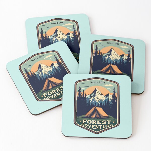 Item preview, Forest Adventure Since 2011 | Vintage Camping Hike Outdoor designed and sold by PurpleLoveStore.
