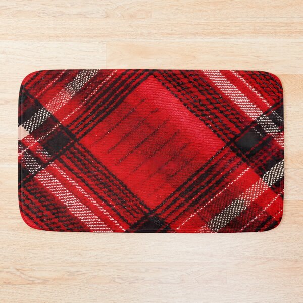 Artikelvorschau, Strukturierter roter Tartan-Plaid-Stoff, Nahaufnahme entworfen und verkauft von aminz4.