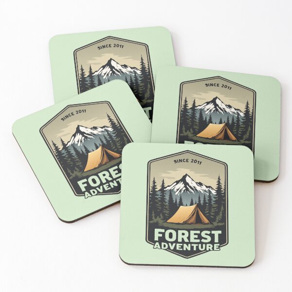 Item preview, Forest Adventure Since 2011 | Vintage Camping Hike Outdoor designed and sold by PurpleLoveStore.