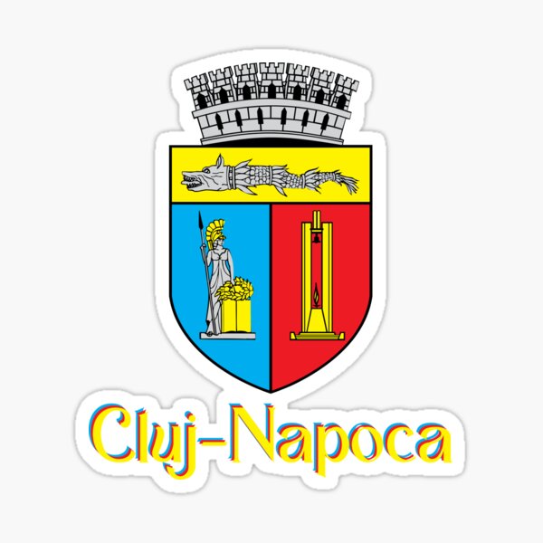 Item preview, Cluj Napoca Romania Coat Of Arms designed and sold by jeshands.
