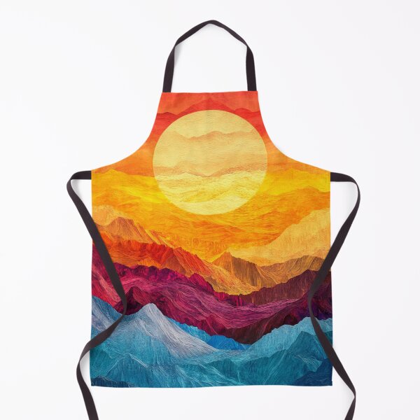 Item preview, Abstract Pastel Mountains Sunrise designed and sold by NicolasGlowArt.