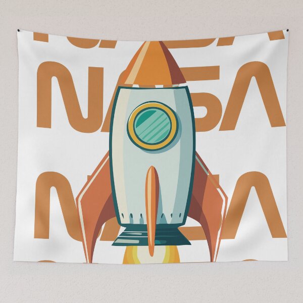 Item preview, NASA ROCKETSHIP designed and sold by DURONSDESIGNS10.