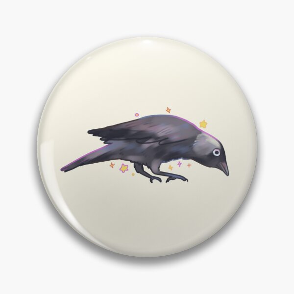 Item preview, Jackdaw illustration  designed and sold by Mayarartsy.