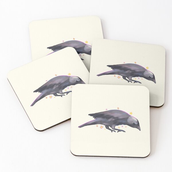 Item preview, Jackdaw illustration  designed and sold by Mayarartsy.