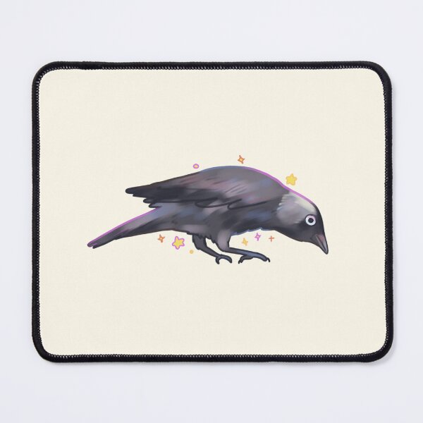 Item preview, Jackdaw illustration designed and sold by Mayarartsy.