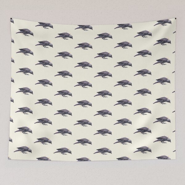 Item preview, Jackdaw illustration  designed and sold by Mayarartsy.